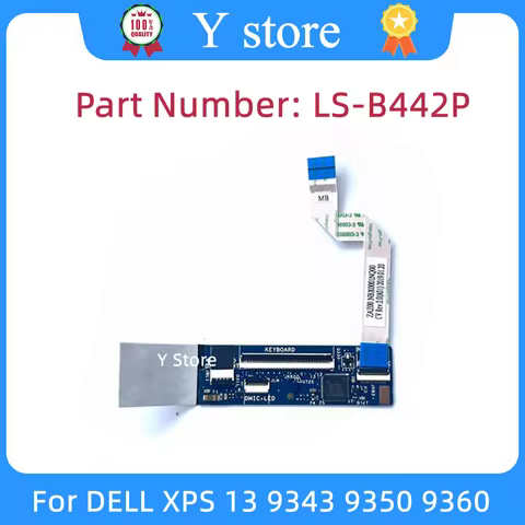 Y Store Original For DELL XPS 13 9343 9350 9360 P54G Laptop's Keyboard Controller Board With Cable L
