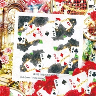 紅心皇後，撲克牌角落