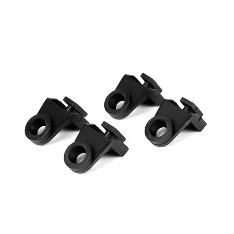 4 Pcs Car Engine Cooling Fan Mounting Feet Air Conditioning Electronic Fan Mounting Feet Kit
