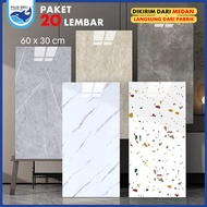KTYO - Marble Wall Paper 30x60 cm Marble Granite/ Latest Ceramic Sticker/