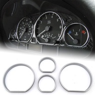 E46 Silver Meter Rim S/Steel