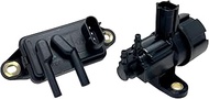 EGR Vacuum Solenoid Valve+EGR Pressure Feedback Sensor Kit F77Z9J460AB+F63Z9J459AA Compatible with F