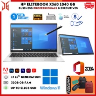 Laptop HP EliteBook x360 1040 G8/G6 i7 i5 Touchscreen 2-in-1 Laptop FHD Convertable 1 Year Warranty