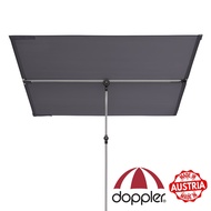 Doppler Balcony Sunshade Parasol (Anthracite) - [Made in Austria] UV protection 50+