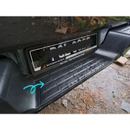 Triton 2019-2022 rear step bar belakang bumper fibreglass cover in matt black rsbcv