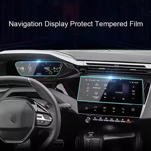 For Peugeot 408 GT 408X 2023-Present Car GPS Navigation Screen Protect Tempered FilmAuto Dashboard D