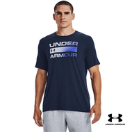 Under Armour UA Mens Team Issue Wordmark Short Sleeve อันเดอร์ อาร์เมอร์ เสื้อออกกำลังกายสำหรับผู้ชา