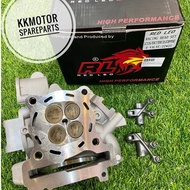 RED LEO YAMAHA LC135 / EXCITER135 HEAD RACING COPPER VALVE*4 (22 x 25) + ROCKER ARM SET