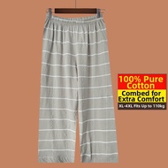Men Plus Size Cotton Home Pants