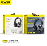 Original Awei A997BL Bluetooth Headphone Wireless V5.1 Bluetooth Earphone Surround Sound Headset Wit