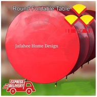 JHD (3V / Tube Home) 4 FEET Round Plastic Table / MEJA MAKAN PLASTIC/ MEJA TULIS