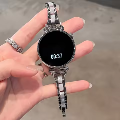Luxury Strap For Samsung Galaxy Watch 2 3 6 4 5 7 Pro Classic Active 2 Unisex Thin Resin Bracelet Fo
