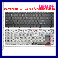 DFBDF US คีย์บอร์ดสำหรับ Lenovo Ideapad B50-50 100-15 100-15IBD 100-15IBY 300-15 300-15IBD ประเภท B50-10 80QQ NB-99-6385H-LB-00 JHTRJ