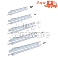 DRAWER SLIDE PAIR SET DRAWER RUNNER FURNITURE DRAWER SLIDE ROLLER RUNNER RAIL