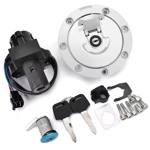 Ignition Switch Fuel Gas Cap Seat Lock Key Set for Honda CBR250 MC19 MC22 VFR400 NC30 RVF400 NC35 CB