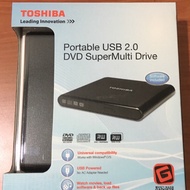 Toshiba Portable USB 2.0 DVD Supermulti Drive(External DVD/CD rom)