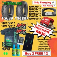 🇲🇾 Free Gifts + RM30 OFF 🔥 Timsun Tayar Motor TS689 17inch Tahun2023(Tubeless) 180/55x17 160/60x17 1