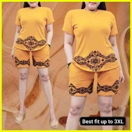 ❥ ◭ ⊙ Yayamanin Loose Short Terno Short  fit medium up to 3XL  frame