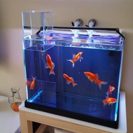 Mini Aquarium Acrylic negative pressure tank fighting fish tank landscaping decoration full set of l