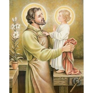 ST. JOSEPH Catholic print picture poster print Home Decor