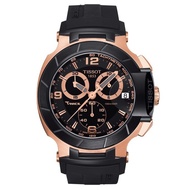 Tissot T-race chronograph Tissot black gold t0484172705706 men's watches