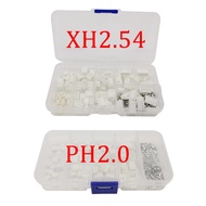 230Pcs XH2.54 PH2.0 Housing Pin Header Connector Wire Terminal PH XH Kit Pitch 2.0/2.54mm 2P 3P 4P 5