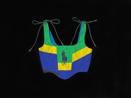 REGETHER 古著改製 sportswear 綁帶馬甲-Ralph Lauren