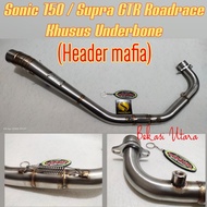 header pipa Ngaceng Sonic 150 header Sonic Ngaceng roadrace