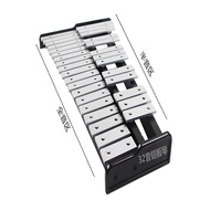 Small Clock Piano Professional 32-Tone Xylophone Percussion Instrument Marlinba Orff Aluminum Plate 