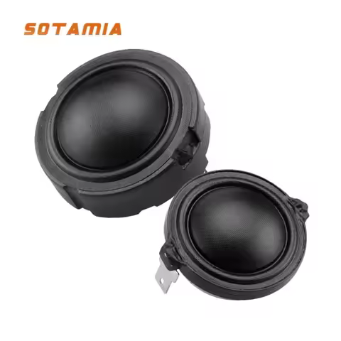 SOTAMIA 2Pcs Mini Audio Tweeter 6 Ohm Silk Film Tweeter High-fidelity Ultra-tweeter Unit Fever HIFI