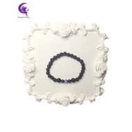 Molten Core Anchor Bracelet- Lava Rock, Black Obsidian, Garnet & Evil Eye