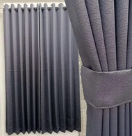 PROMO Gorden Jendela Minimalis Blackout Merah Maroon Polos Import 1 Set Gorden Pintu Termurah