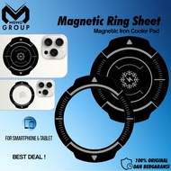 Magnetic Ring Sheet Lempengan Besi Bulat Untuk Cooler Magnetic