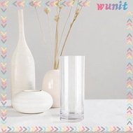 [Wunit] Tall Flower Vase Candle Holder Desk Plant Pot Holder Acrylic Cylinder Vase for Artificial Room Home Wedding Floor