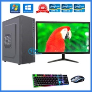 Bộ máy tính để bàn PC Gaming + Màn hình 24 inch Provision Cấu hình core i3 i5 i7 Ram 4GB SSD 240GB +