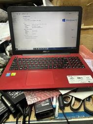 零件機ASUS華碩(NBC9龍)X555L 15.6吋筆記型電腦(紅色)