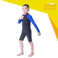 Children's Sports Swimsuit Long Sleeves + Shorts 5039 Swimsuit for Kid Kids Swimming Suit Boy