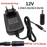 12V Dc 3.5mm 3.5X 1.35mm Ac/Dc Power Adapter Adapter 12 Volt 1.25a 1250mA 1.5a 2a 2.5a 3a Supply 12V Adapter Converter