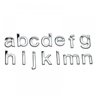 1 Piece 3D Metal Letter Sticker 1Pc 25mm 3D Metal Letter/Number Sticker