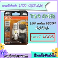 🚚 กรุงเทพและปริมณฑล🚚 หลอดไฟหน้า LED OSRAM ออสแรม M5 (T19) AC/DC แสงขาว 6000K [7935CW] Wave / Dream / Zoomer-X / Mio ของแท้ 100%