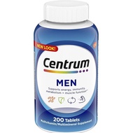 Centrum Multivitamins Men Multimineral Vitamin D3, B Antioxidants 200 Tablets