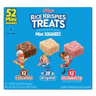 Kellogg's Rice Krispies Treats Hallowen Mini square, Variety Pack 52 bars (Ready Stock)