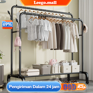 LG Stand Hanger Gawang 150CM Gantungan Baju Besi Stand Hanger Baju Minimalis