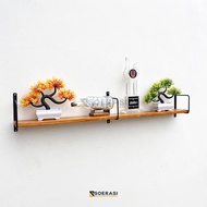 RUTA 1M minimalist vintage decorative wall shelf, glass decoration, kitchen shelf