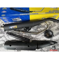 Ekzos Espada Racing V5 LC135 (28MM 32MM) 🔥Free🔥 Ekzos Cover Tepi Dan Belakang Exhaust Espada Racing 