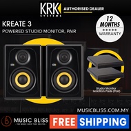 KRK Kreate 3 Powered Studio Monitors - Pair (K3)