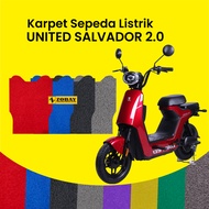 Karpet Alas Kaki Sepeda Listrik UNITED SALVADOR 2.0 Premium Tebal dan Empuk