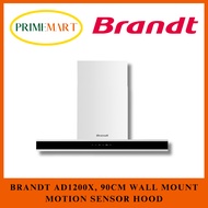 BRANDT AD1200X 90CM WALL MOUNT MOTION SENSOR HOOD + 2 YEARS WARRANTY