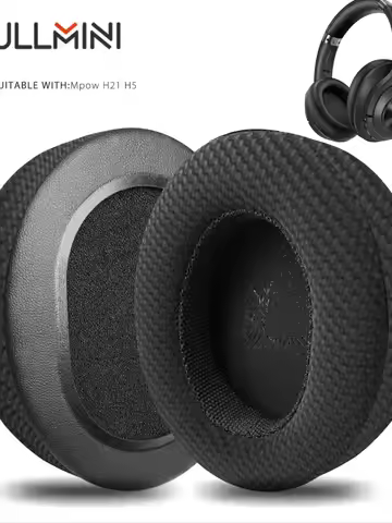 Nullmini Replacement Earpads for MPOW H21 H5 Headphones Cooling Gel Ear Pads Cushion Earmuffs Headba