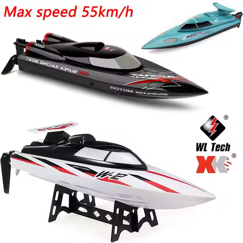NEW WLtoys WL916/WL912 RC Boat 2.4Ghz Max 55KM/H 35KM/H Brushless High Speed Racing Boat Remote Cont